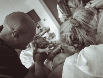 Birth photography by Mary Watson